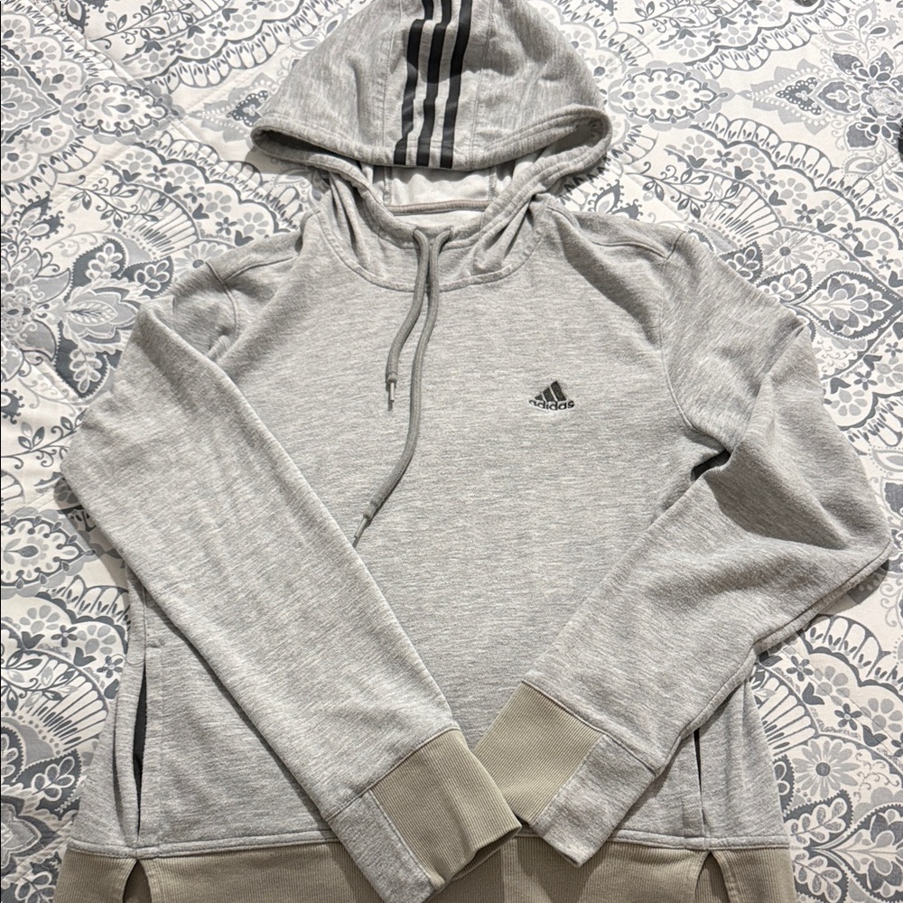 Adidas Light Gray Women’s Hoodie